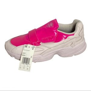 adidas Falcon RX Women’s Size 8.5 RUNNING SHOES PINK WHITE Slip On , new